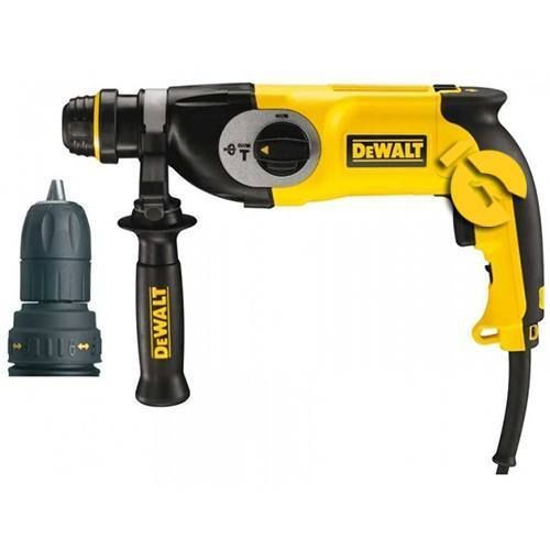 Перфоратор мережевий DeWalt SDS-Plus 900Вт 3.0 Дж 0-5350уд/хв 0-1450об·хв 3 режими кейс 3.1кг