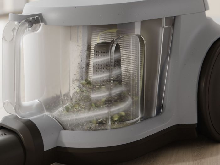 Пилосос Electrolux контейнерний, 850Вт, конт пил -2л, HEPA12, 3 насадки, сірий