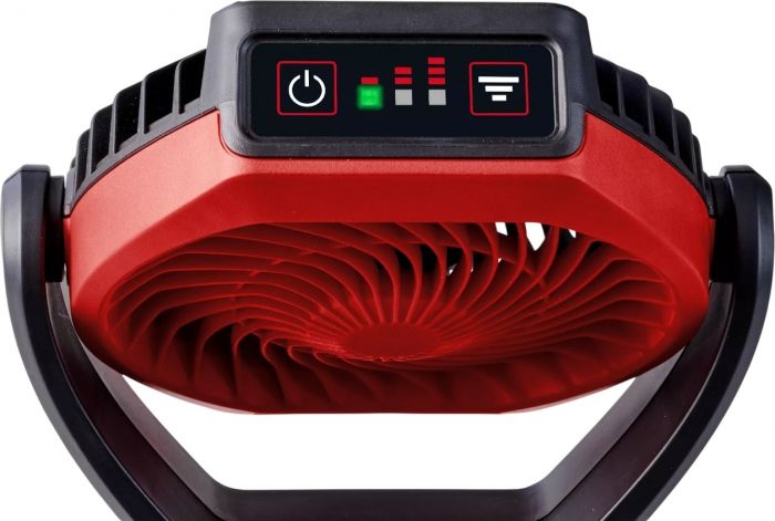 Вентилятор акумуляторний Einhell GC-CF 18/110 Li - Solo, PXC, 18В, безщітковий, діам. 110 мм, 1500 м3/год, 3 режими, 0.48 кг (без АКБ і ЗП)