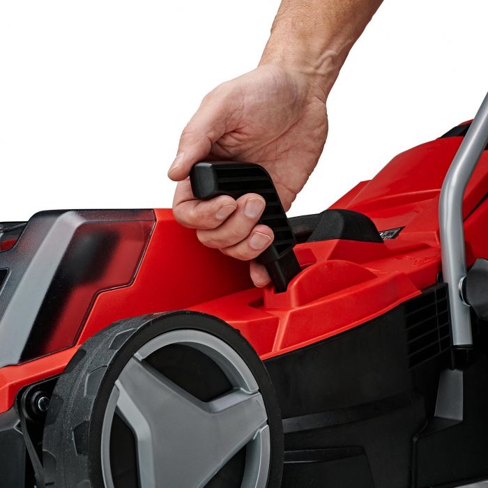 Газонокосарка акумуляторна Einhell безщіткова GE-CM 18/33 Li-  Solo 18В 33см 25-65мм 30л 10.1кг без АКБ і ЗП