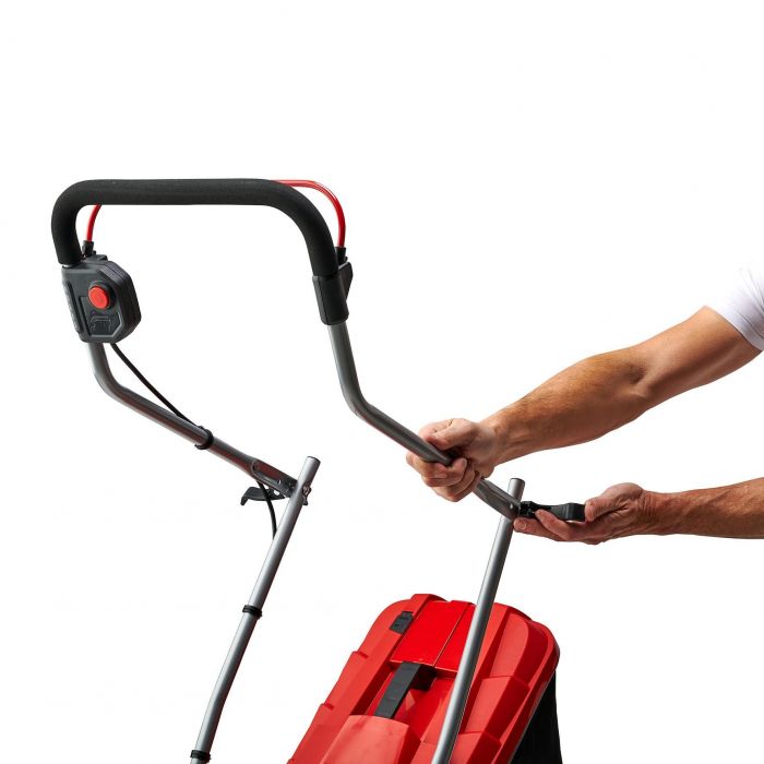 Газонокосарка акумуляторна Einhell безщіткова GE-CM 18/33 Li-  Solo 18В 33см 25-65мм 30л 10.1кг без АКБ і ЗП