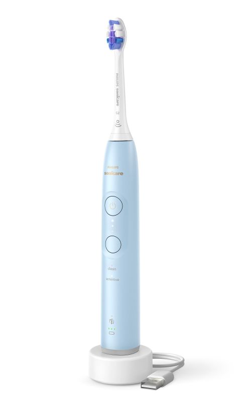 Щітка зубна електр. Philips, Sonicare 6100 Series, 62т. колив/хв, насадок-1, блакитний