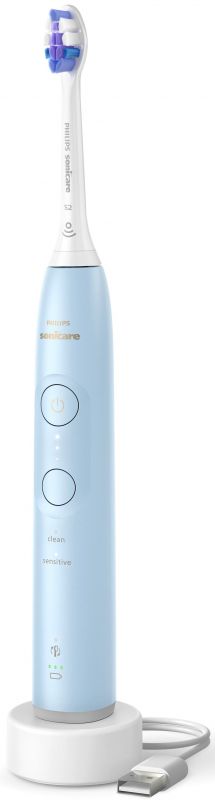 Щітка зубна електр. Philips, Sonicare 6100 Series, 62т. колив/хв, насадок-1, блакитний