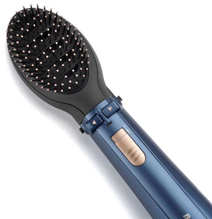 Фен-щітка Babyliss Style Pro, 1000Вт, 2 режими, іоніз-я, хол. Обдув, чохол для зберігання, кераміка, синій