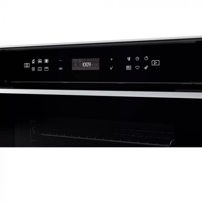 Духова шафа Whirlpool електрична, 73л, A+, дисплей, конвекція, телескопічні напрямні, чорний