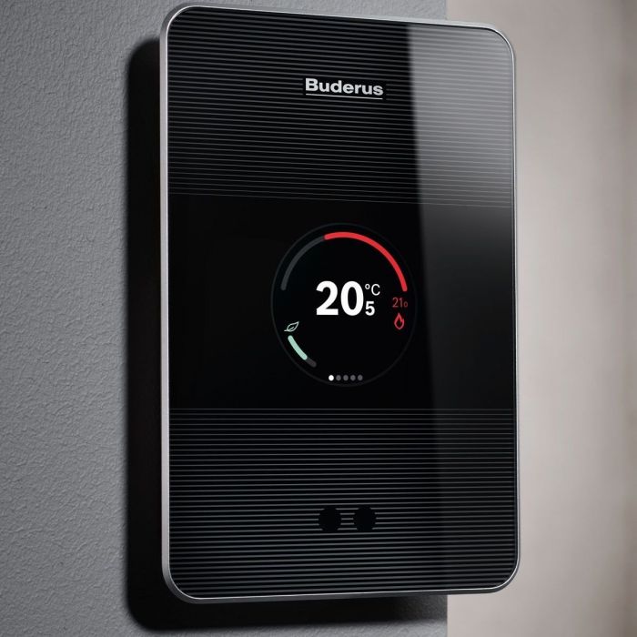Кімнатний термостат Buderus Logamatic TC 100.2 чорний