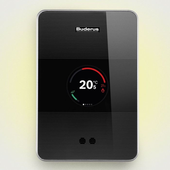 Кімнатний термостат Buderus Logamatic TC 100.2 чорний