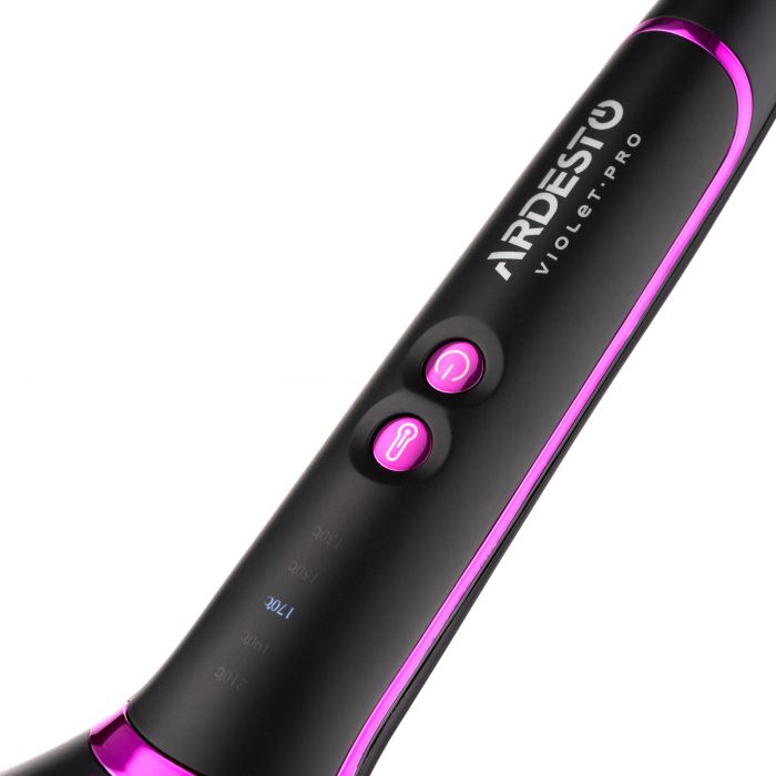 Щітка-випрямляч ARDESTO Violet Pro HSB-Y220PRO, 50Вт, 130-210C, кераміка, чорний