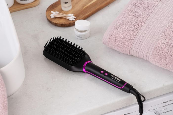 Щітка-випрямляч ARDESTO Violet Pro HSB-Y220PRO, 50Вт, 130-210C, кераміка, чорний