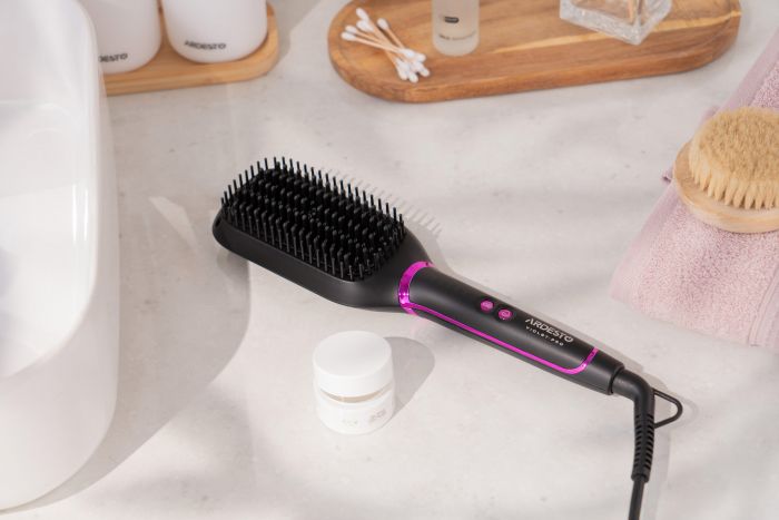 Щітка-випрямляч ARDESTO Violet Pro HSB-Y220PRO, 50Вт, 130-210C, кераміка, чорний