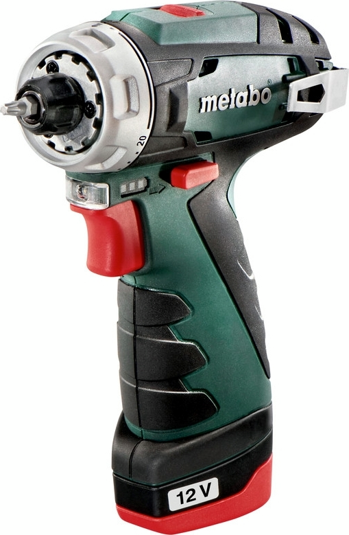 Шурупокрут-дриль акумуляторний Metabo BS 12В 1x2А·год 17·34Нм 0-360·0-1400об·хв сумка 0.95кг