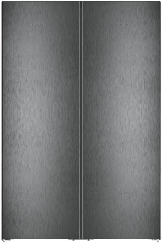 Холодильник Liebherr SBS, 185.5x119.4х67.5, холод.відд.-398л, мороз.відд.-271л, 2дв., A++, NF, диспл внутр., чорний