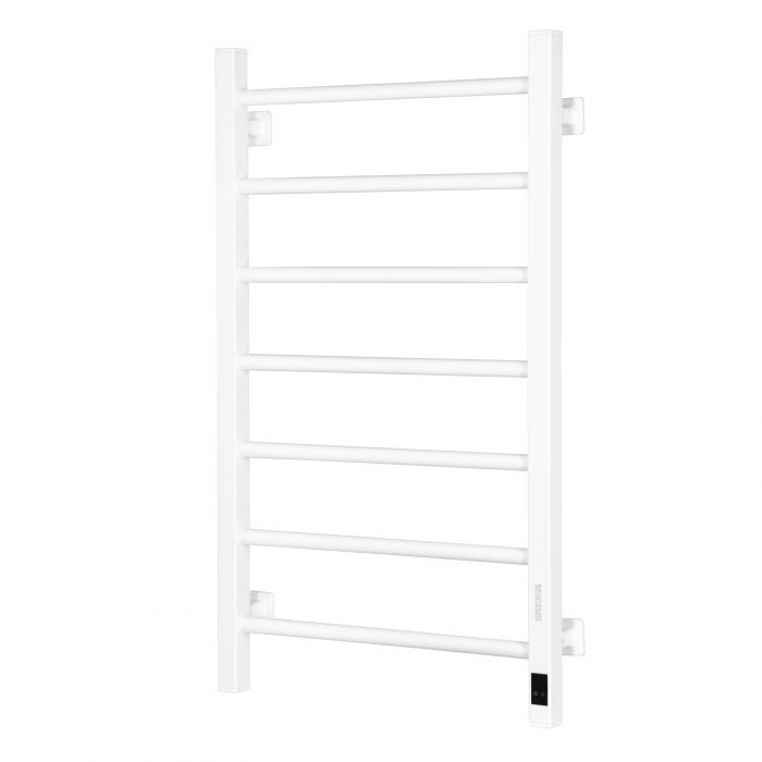 Рушникосушка Ardesto електрична  SMART, 480x800мм, таймер-регулятор, сталь, ліве підключення, білий