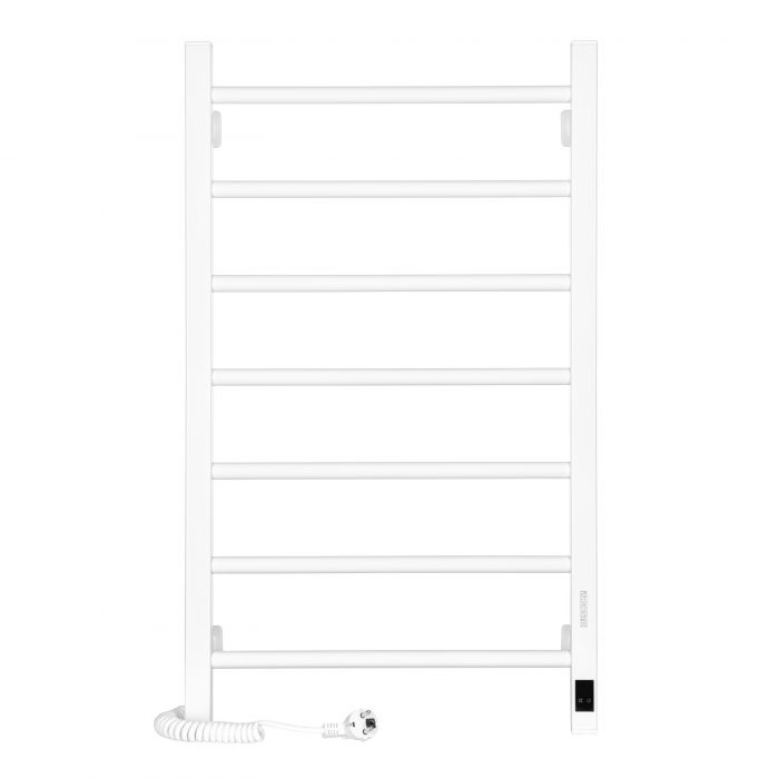 Рушникосушка Ardesto електрична  SMART, 480x800мм, таймер-регулятор, сталь, ліве підключення, білий