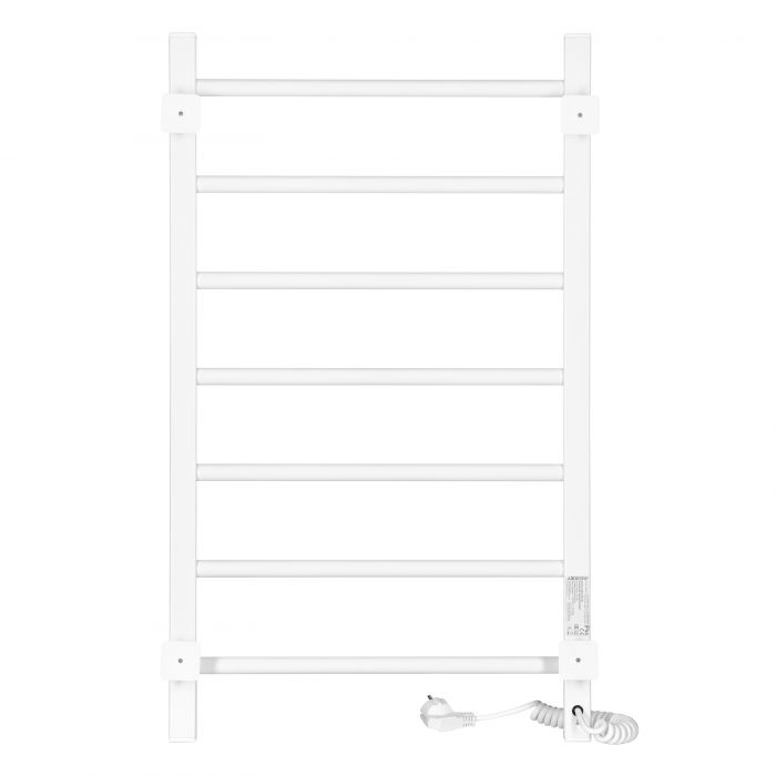 Рушникосушка Ardesto електрична  SMART, 480x800мм, таймер-регулятор, сталь, ліве підключення, білий