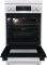 Плита Gorenje комбінована, 70л, 50x60см, дисплей, емальовані реш, програматор IconLed, кришка-метал, білий