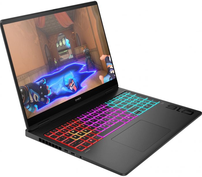 Ноутбук HP OMEN 16-ak0005ua 16" 2K IPS AG, AMD AI 7 350, 32GB, F1024GB, NVD5060-8, DOS, чорний