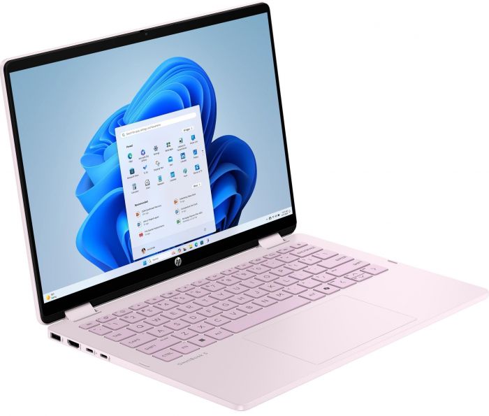 Ноутбук HP OmniBook 5 Flip x360 14" 2K IPS Touch, Intel 7-150U, 24GB, F1024GB, UMA, Win11, рожевий