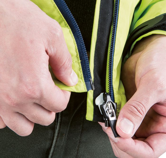 Куртка акумуляторна Makita LXT/CXT, 10.8-18В, з вентиляцією, поліестер, розміт M, зелений, 0.43кг