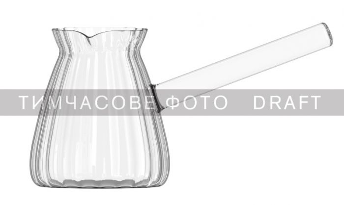 Турка Ardesto Iceberg 350мл, боросилікатне скло, прозорий