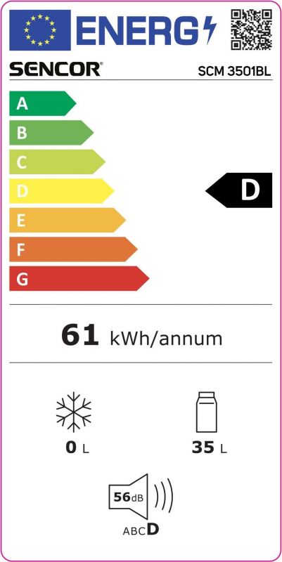 Холодильник дорожній Sencor, 41.5х35.6х65.5, 35л, 1дв, компресор, на колесах, cиній