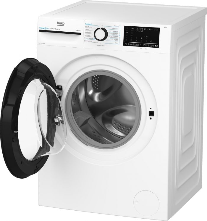 Пральна машина Beko фронтальна, 10кг, 1400, A+++, 58см, дисплей, інвертор, пара, білий