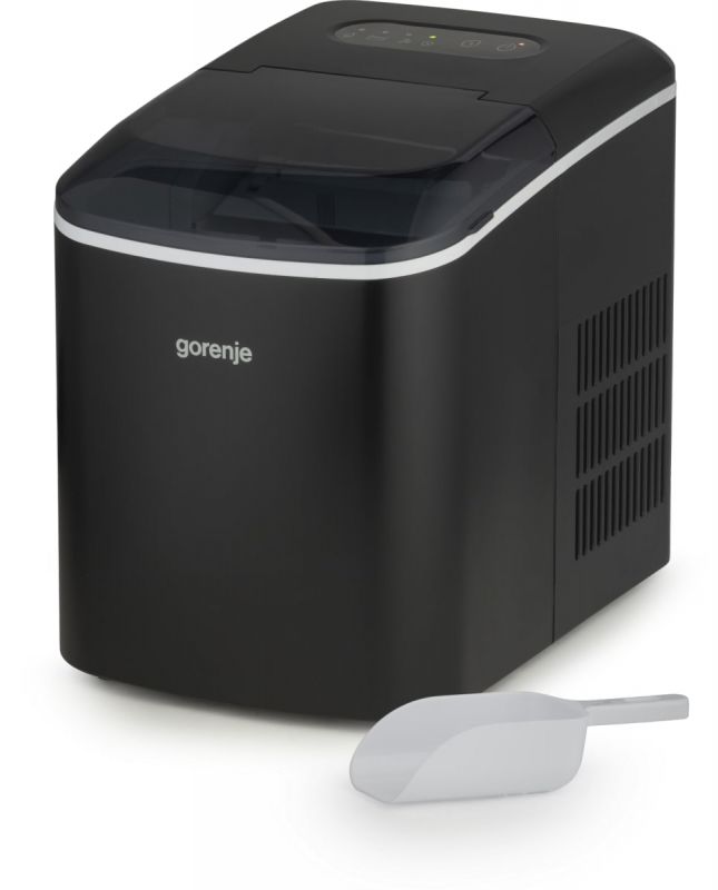 Льодогенератор побутовий Gorenje, 15кг/добу, 2,2л, чорний