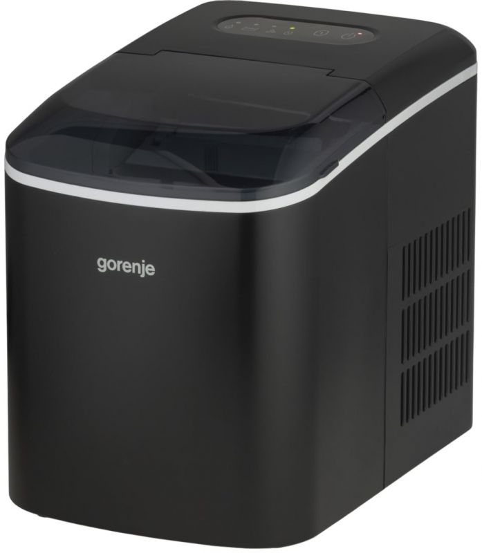 Льодогенератор побутовий Gorenje, 15кг/добу, 2,2л, чорний