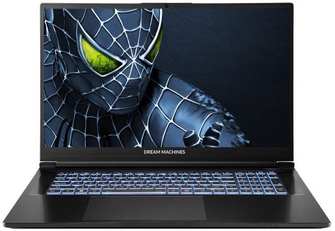 Ноутбук Dream Machines RG5050-17 17.3FHD IPS, Intel i7-14650HX, 16GB, F1TB, NVD5050-8, DOS, чорний