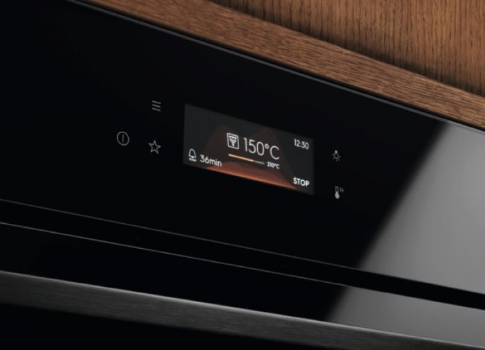 Духова шафа Electrolux електрична, 72л, A+, дисплей, конвекція, телескопічні напрямні, чорний