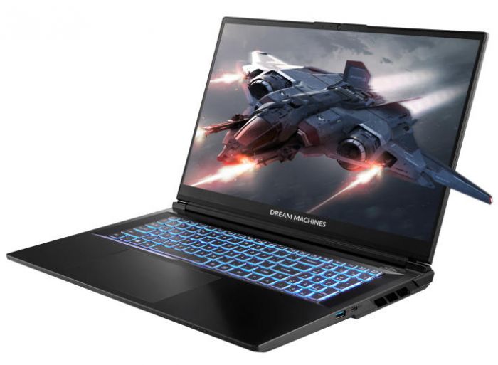 Ноутбук Dream Machines RG5060-17 17.3FHD IPS, Intel U9-275HX, 16GB, F1TB, NVD5060-8, DOS, чорний