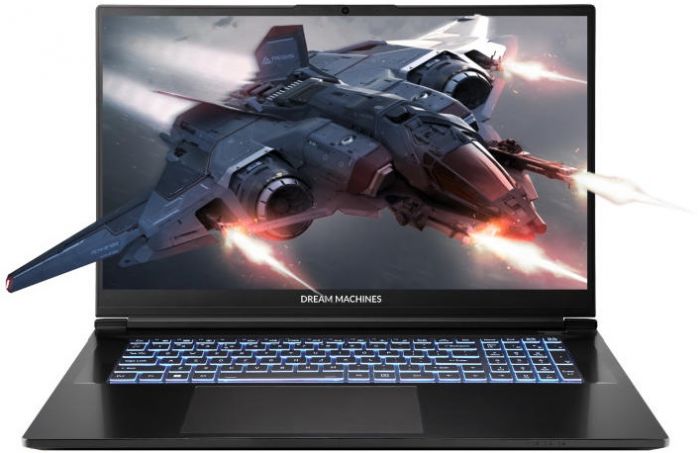 Ноутбук Dream Machines RG5060-17 17.3FHD IPS, Intel U9-275HX, 16GB, F1TB, NVD5060-8, DOS, чорний