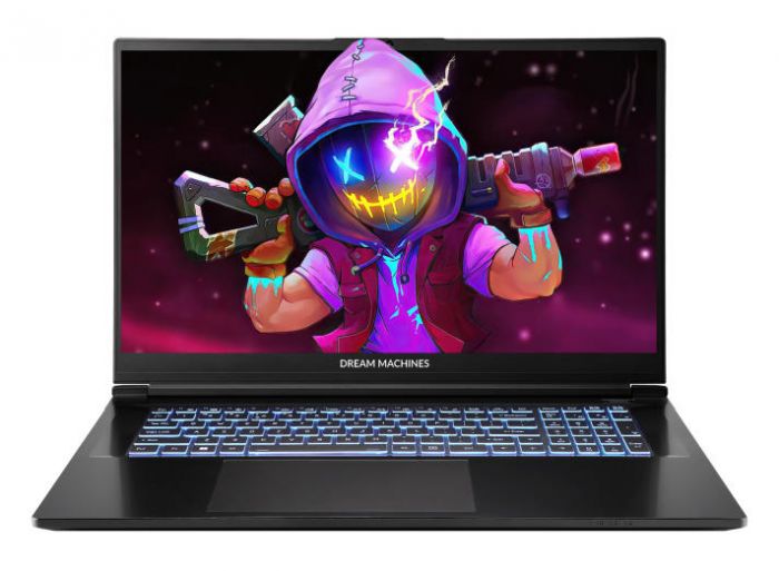 Ноутбук Dream Machines RG5070-17 17.3FHD IPS, Intel U9-275HX, 32GB, F2TB, NVD5070-8, DOS, чорний