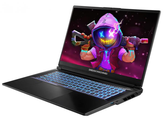 Ноутбук Dream Machines RG5070-17 17.3FHD IPS, Intel U9-275HX, 32GB, F2TB, NVD5070-8, DOS, чорний