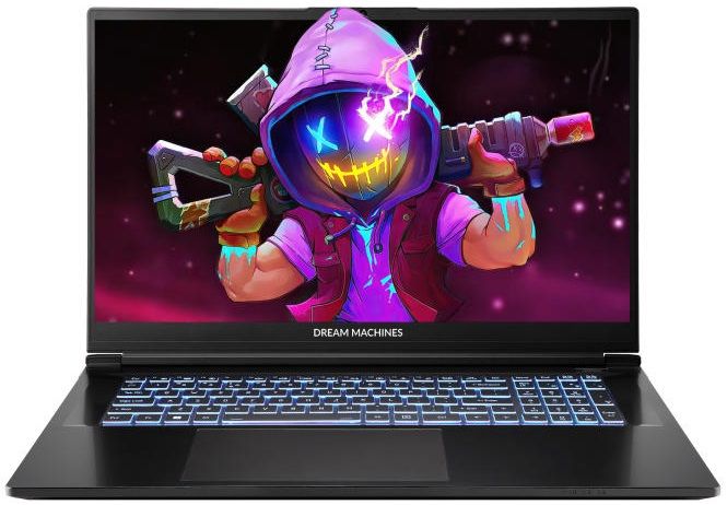 Ноутбук Dream Machines RG5070-17 17.3FHD IPS, Intel U9-275HX, 32GB, F2TB, NVD5070-8, DOS, чорний
