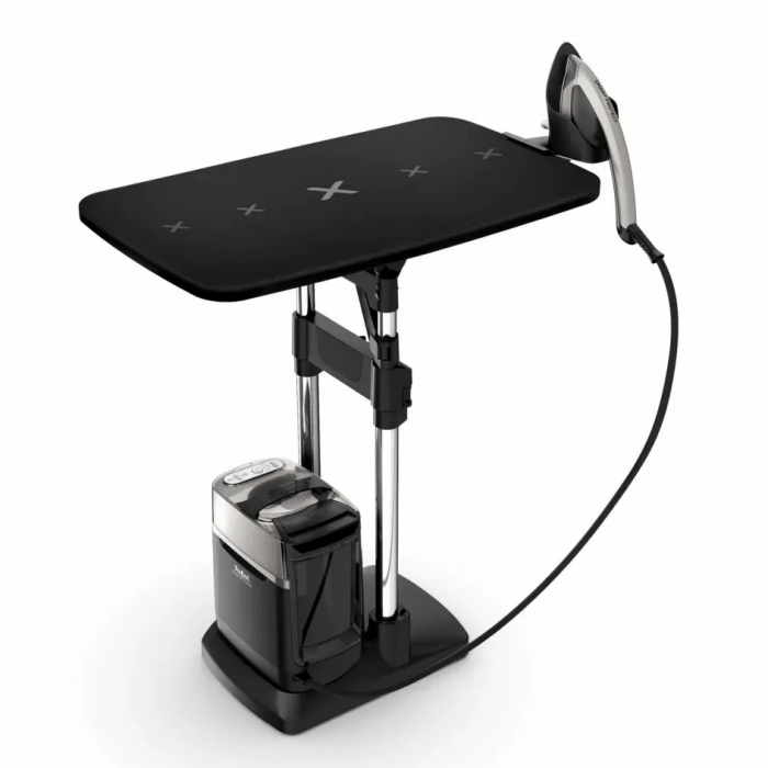 Прасувальна система Tefal IXEO Power, 2170Вт, 1100мл, паровий удар -350гр, постійна пара - 100гр, з дошкою для прасування, нерж. сталь, чорно-сірий