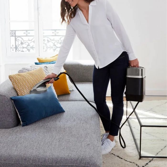 Прасувальна система Tefal IXEO Power, 2170Вт, 1100мл, паровий удар -350гр, постійна пара - 100гр, з дошкою для прасування, нерж. сталь, чорно-сірий