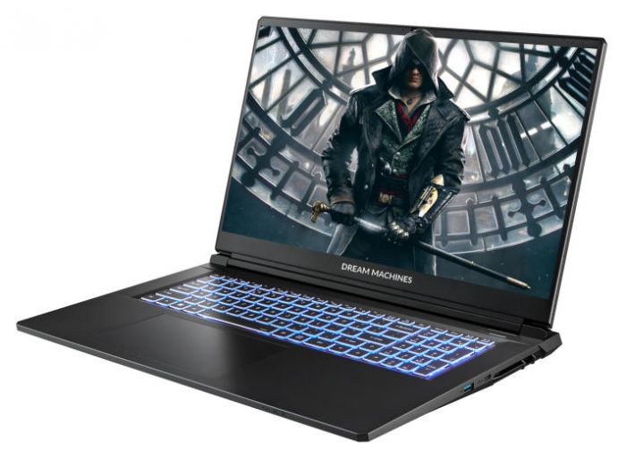 Ноутбук Dream Machines RT5050-17 17.3FHD IPS, AMD R7-260, 32GB, F2TB, NVD5050-8, DOS, чорний