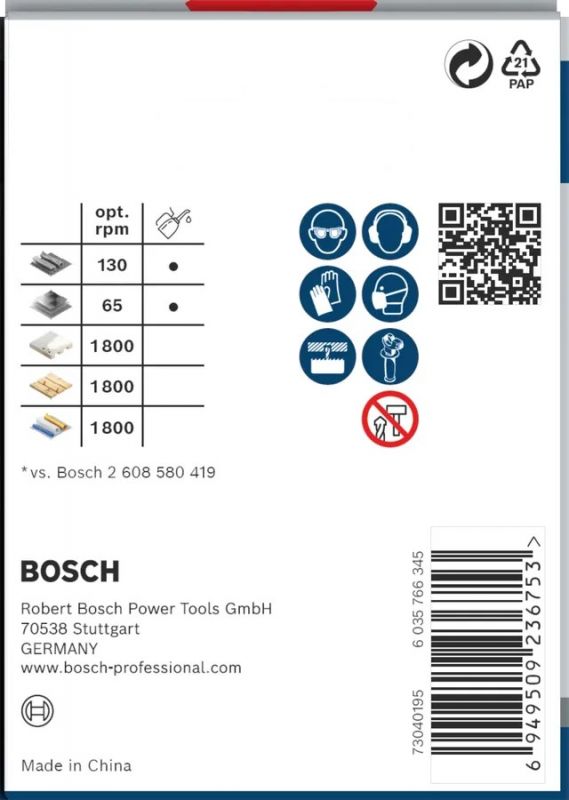 Коронка Bosch Professional Multi Material 68мм з різьбою