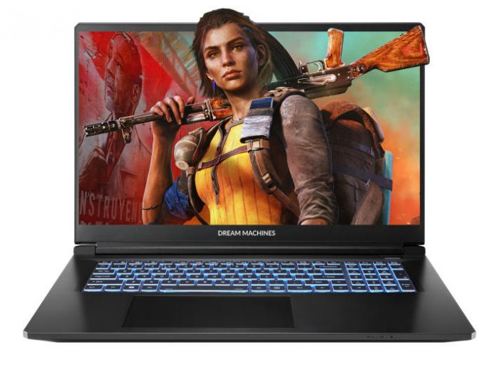 Ноутбук Dream Machines RT5060-17 17.3FHD IPS, AMD R7-260, 32GB, F1TB, NVD5060-8, DOS, чорний