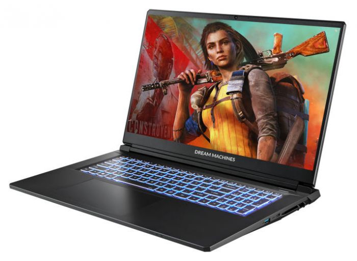Ноутбук Dream Machines RT5060-17 17.3FHD IPS, AMD R7-260, 32GB, F1TB, NVD5060-8, DOS, чорний