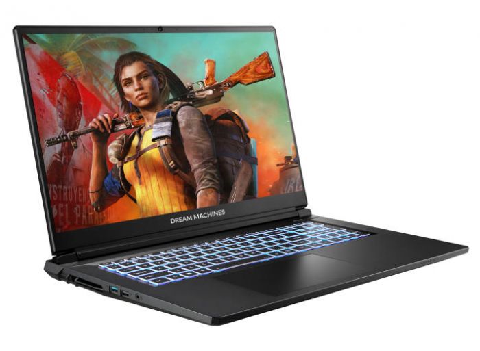 Ноутбук Dream Machines RT5060-17 17.3FHD IPS, AMD R7-260, 32GB, F1TB, NVD5060-8, DOS, чорний