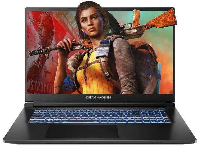 Ноутбук Dream Machines RT5060-17 17.3FHD IPS, AMD R7-260, 32GB, F1TB, NVD5060-8, DOS, чорний