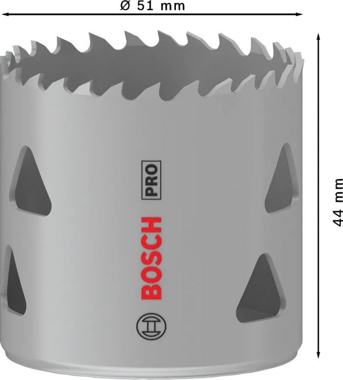 Коронка Bosch Professional Multi Material 51мм з різьбою