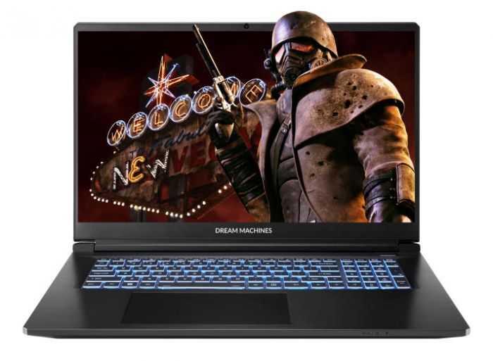 Ноутбук Dream Machines RT5070-17 17.3FHD IPS, AMD AI 7 350, 32GB, F1TB, NVD5070-8, DOS, чорний
