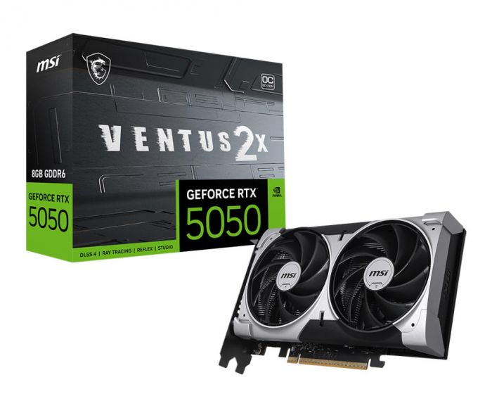 Відеокарта MSI GeForce RTX 5050 8GB GDDR6 VENTUS 2X OC