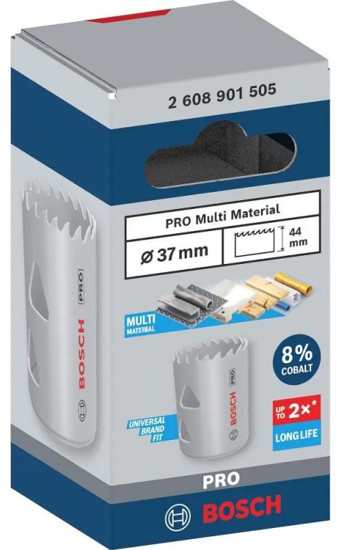 Коронка Bosch Professional Multi Material 37мм з різьбою
