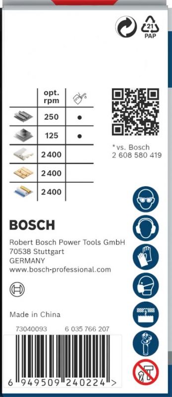 Коронка Bosch Professional Multi Material PC Plus 35мм