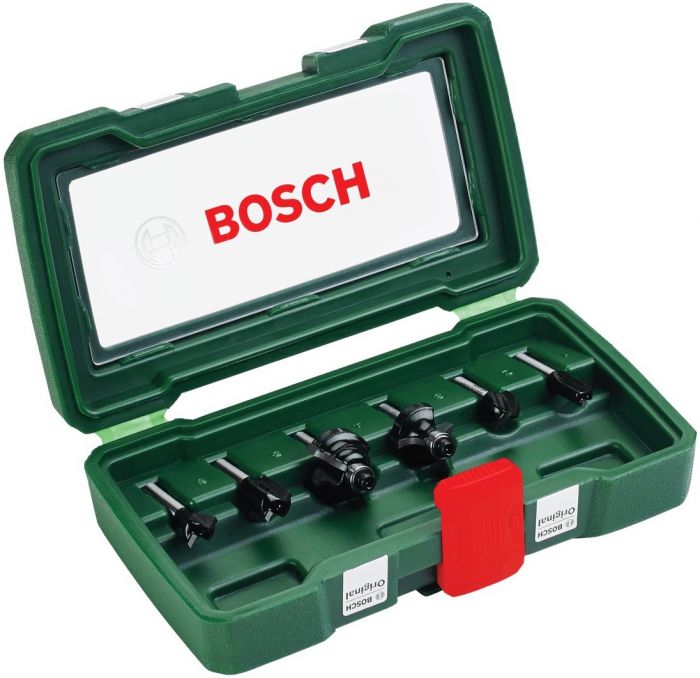 Набір фрез Bosch Professional Expert for Wood 6мм 6шт 0.29кг