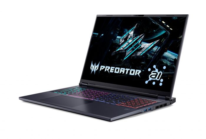 Ноутбук Acer Predator Helios Neo 18 PHN18-72 18" WQXGA IPS, Intel U9-275HX, 32GB, F1TB, NVD5070Ti-12, Lin, чорний